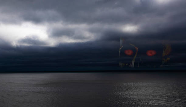 istock Skull lurking in the clouds of an approaching storm 1519758076