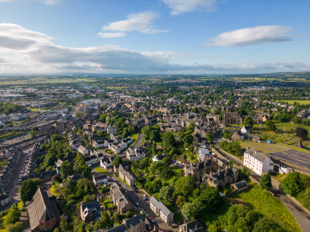 Stirling city by drone