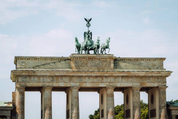 istock Brandenburg Gate In Berlin. Famous destination in Germany. 1519814584
