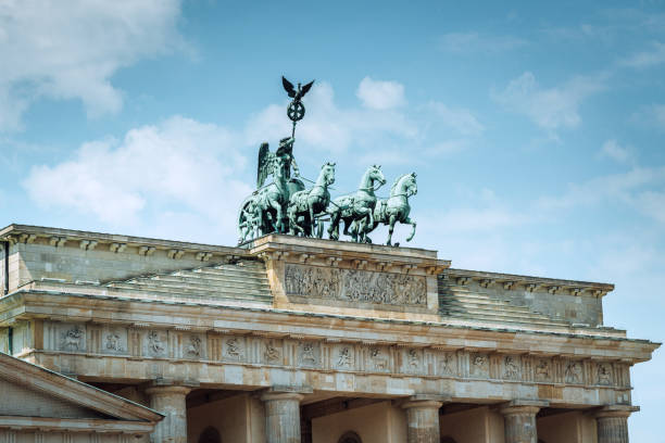 Brandenburg Gate In Berlin. Famous destination in Germany.