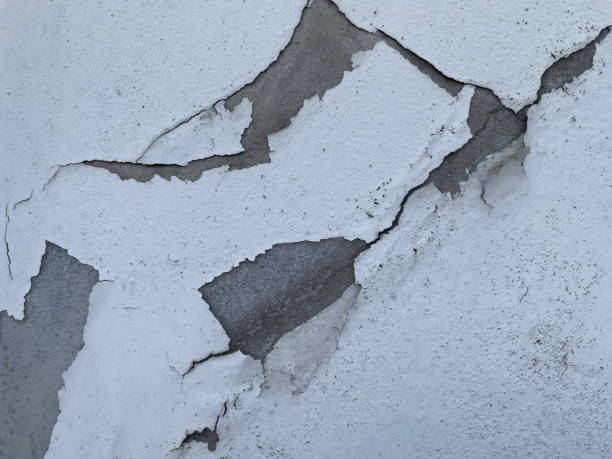 istock On the peeling paint surface of the old wall. 1519856328