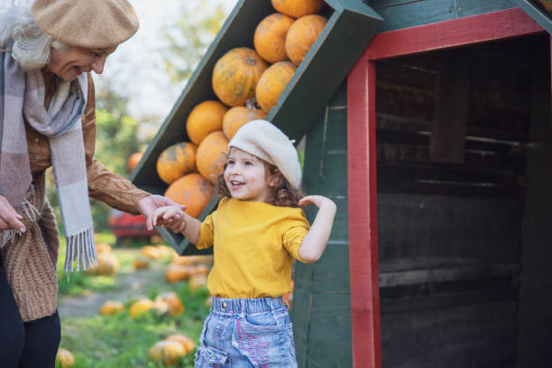 istock Autumn days with her granddaughter 1519886107