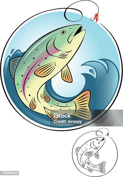 マス釣り - 鱒釣りのベクターアート素材や画像を多数ご用意 - 鱒釣り, レイクトラウト, 毛針釣りをする