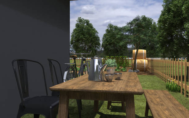 istock Farm-House with Trees 1519944876