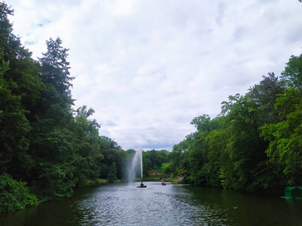 국립 dendrological park sofiyivka, uman, 우크라이나 - uman 뉴스 사진 이미지