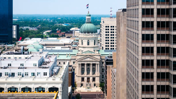 istock Indiana State Capitol building in Indianapolis, Indiana 1519996529