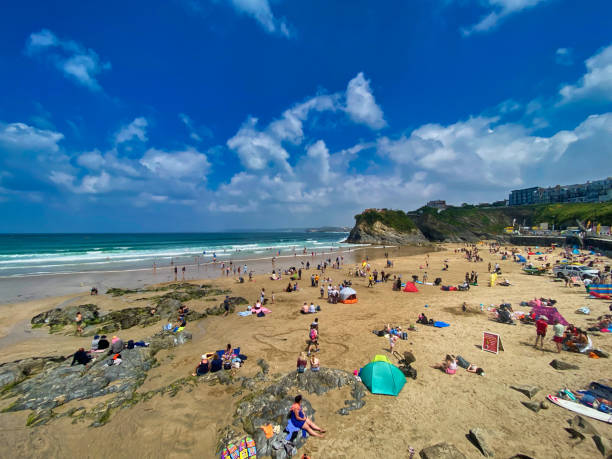 istock Newquay beach and coast in Cornwall 1520041278