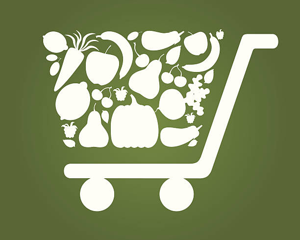 shopping_cart vector art illustration