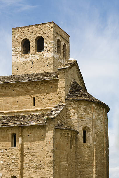 The romanesque cathedral of San Leo in Italy