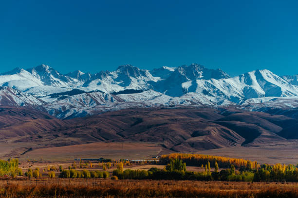 istock Autumn mountains landscape in Kyrgyzstan 1520102402