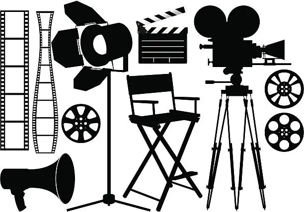 Vector illustration of Film Industry