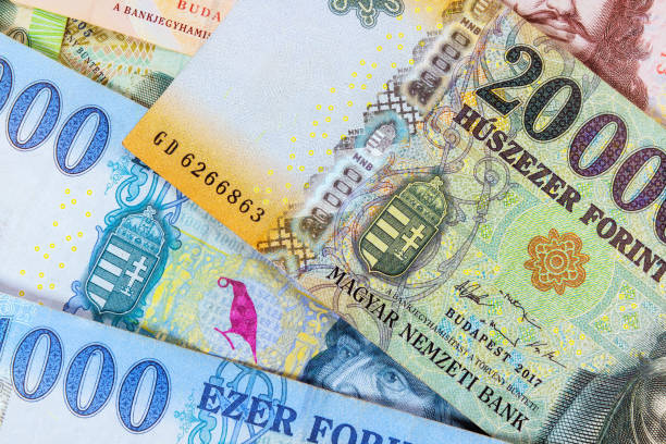 istock Hungarian forints, highlighting varying denominations their visual appeal. 1520139364