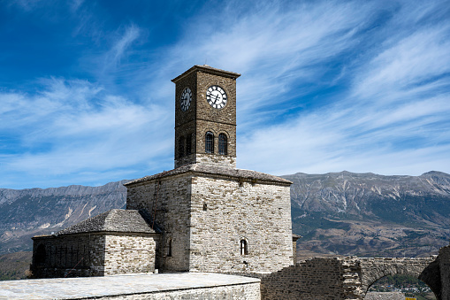 Top travel destinations in Albania. Gjirokaster is home to traditional stone homes.