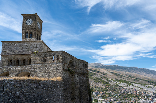Top travel destinations in Albania. Gjirokaster is home to traditional stone homes.