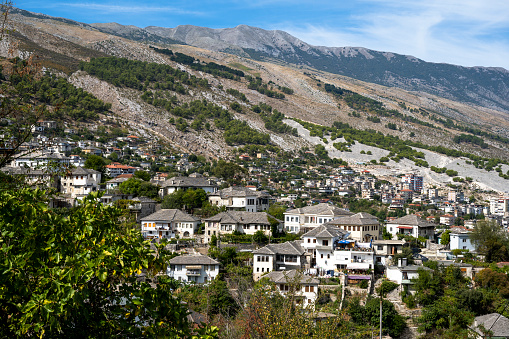 rural town of ochagavia in navarre, spain