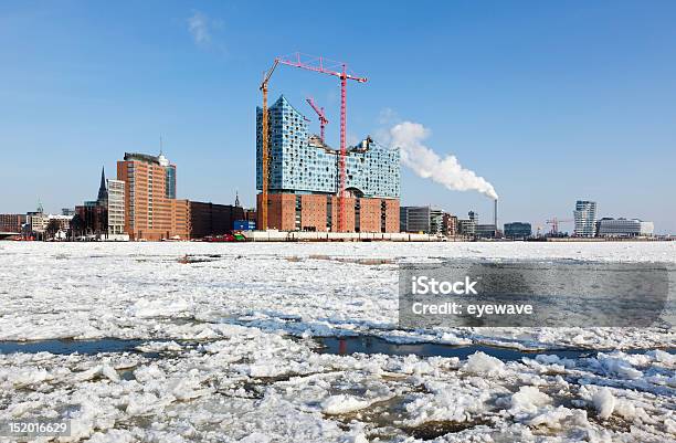 Elbphilharmonie Hamburg Hafencity Mit Einer Baustelle Stockfoto und mehr Bilder von Architektur