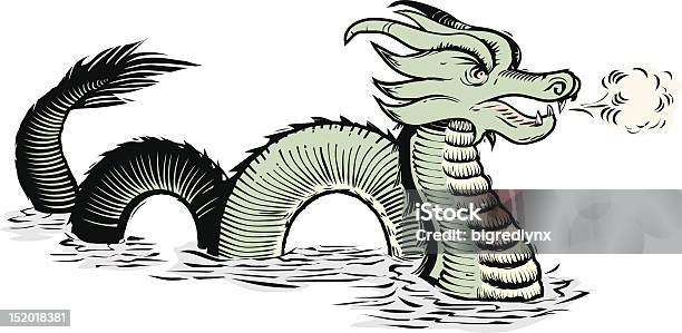 Old World Sea Dragon Stock Illustration - Download Image Now - Sea Monster, Dragon, Color Image