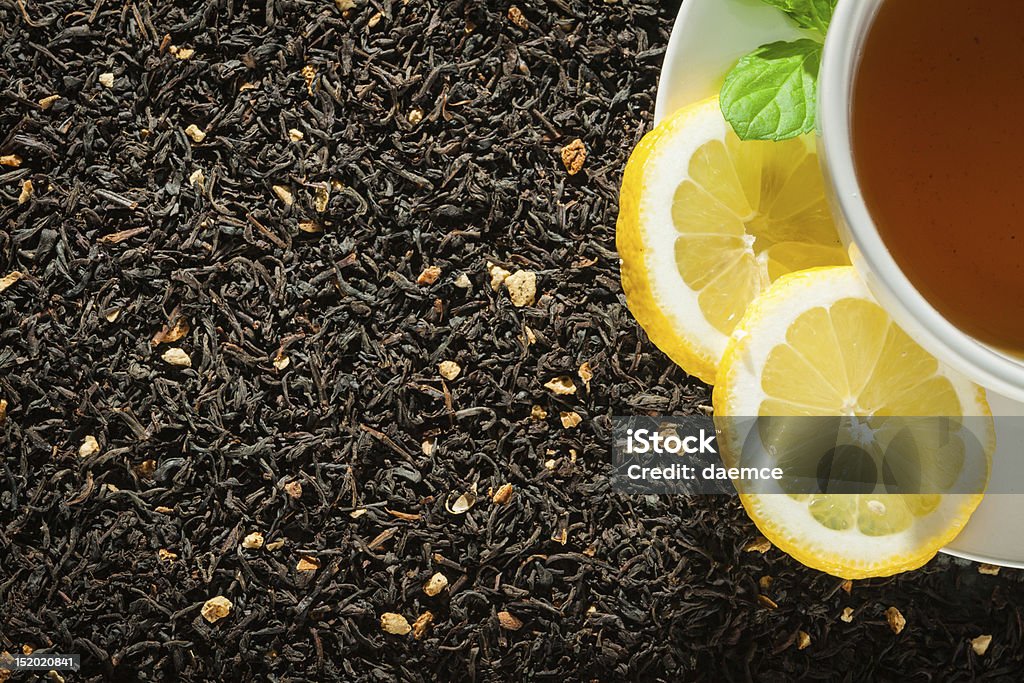 White cup of tea with sliced lemon White cup of tea with slices of lemon Antioxidant Stock Photo