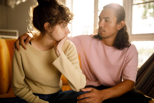 istock Man giving his distressed friend emotional support during difficult moments 1520209335