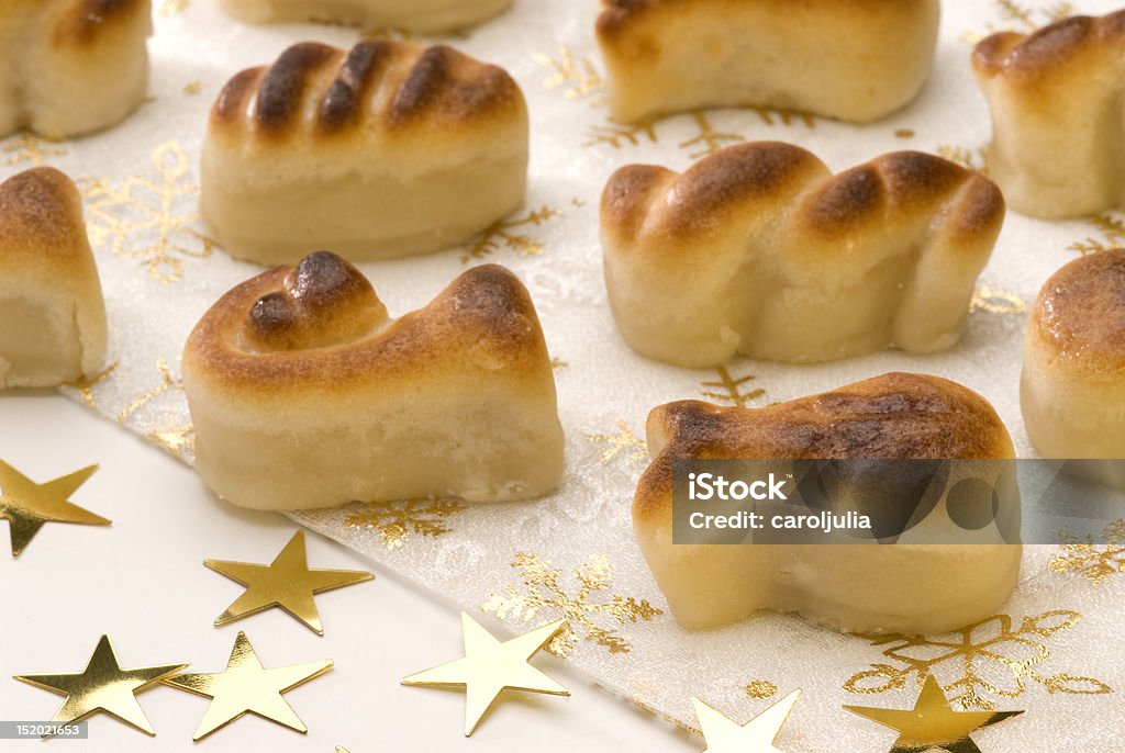 Assorted Christmas marzipan Typical spanish Christmas marzipan sweets. Selective focus. Baked Pastry Item Stock Photo