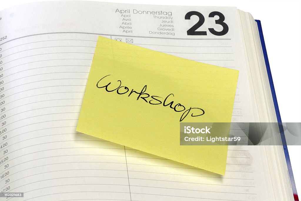 Workshop - Foto de stock de Agenda royalty-free