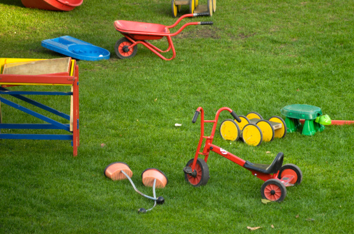 children`s playground at the park
