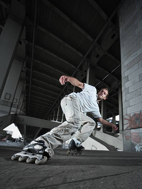 Rollerskater stock photo