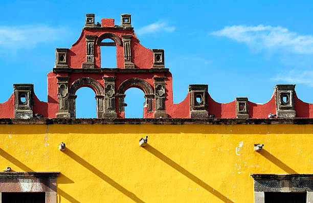 Decorative architecture in the historic Mexican town of San Miguel de Allende.