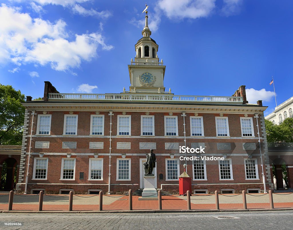 Independence Hall in Philadelphia - Foto de stock de Independence Hall libre de derechos