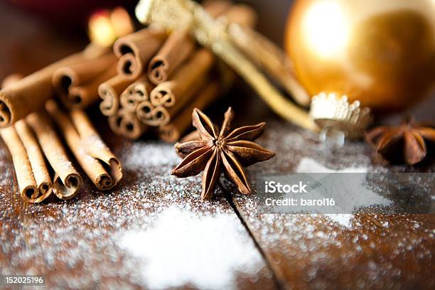 Foto de Aroma De Natal e mais fotos de stock de Aniz Estrelado - Aniz Estrelado, Açúcar em Pó, Bola de Árvore de Natal