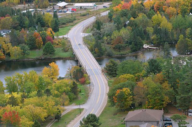 istock Winding road through Dorset, Ontario 152025626