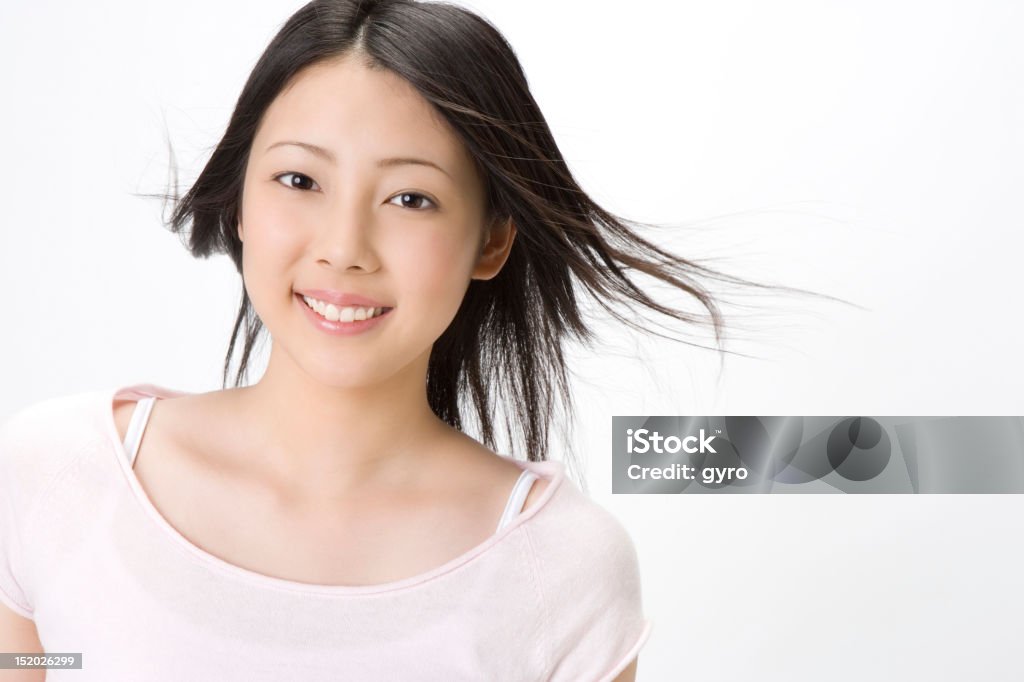 Ritratto di donna di orientale - Foto stock royalty-free di Giapponese