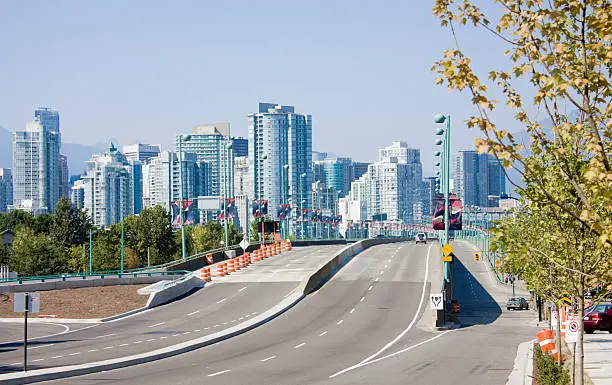 Bridge in Vancouver. BC. Canada.