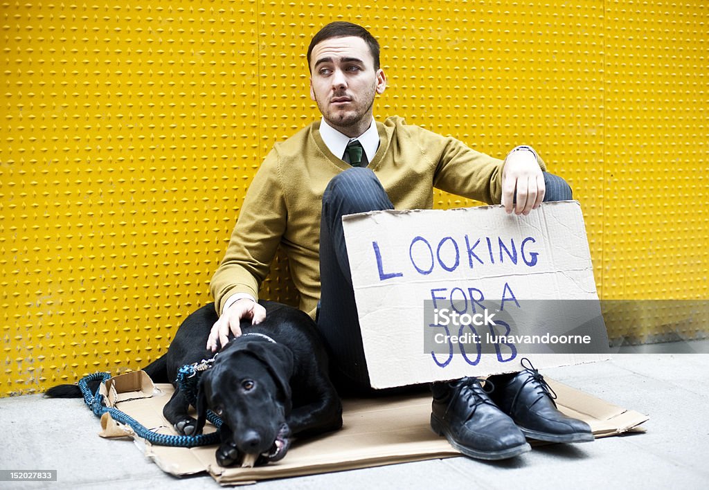 Disoccupati uomo - Foto stock royalty-free di Adulto
