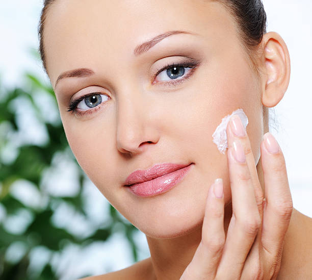 istock Woman caring of her face 152030886