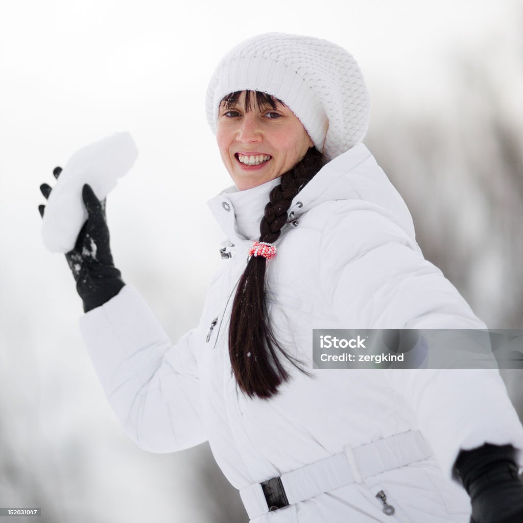 Fille d'hiver - Photo de Adulte libre de droits