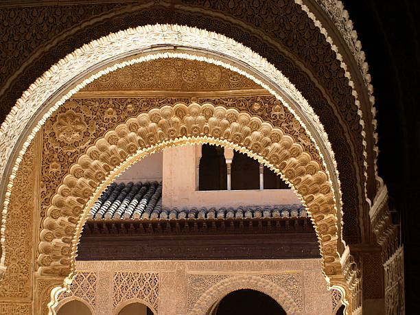 istock Moorish arches in the Alhambra 152031211