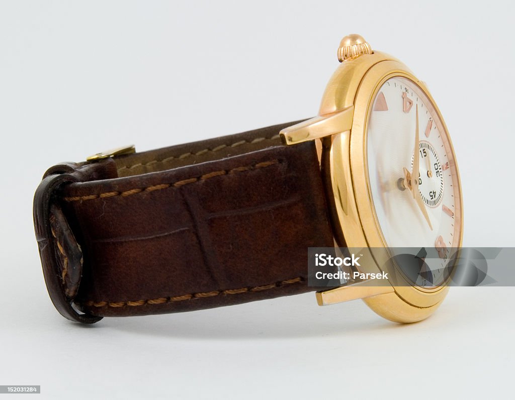 Der gold Armbanduhr - Lizenzfrei 1940-1949 Stock-Foto