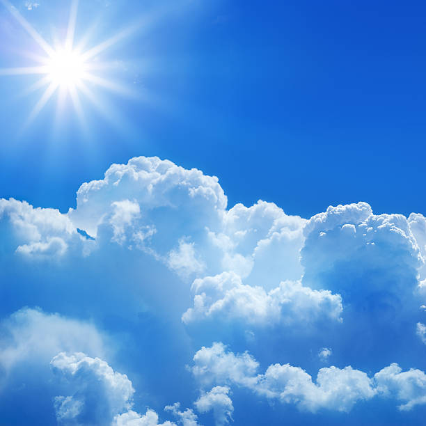 istock A picture of a sunlight above clouds 152031357