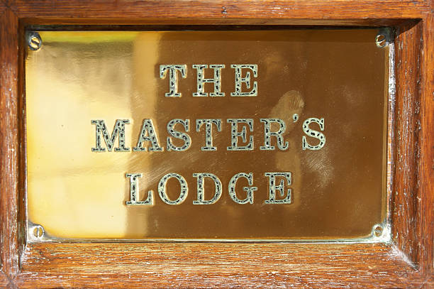 The Master’s Lodge in Cambridge University stock photo