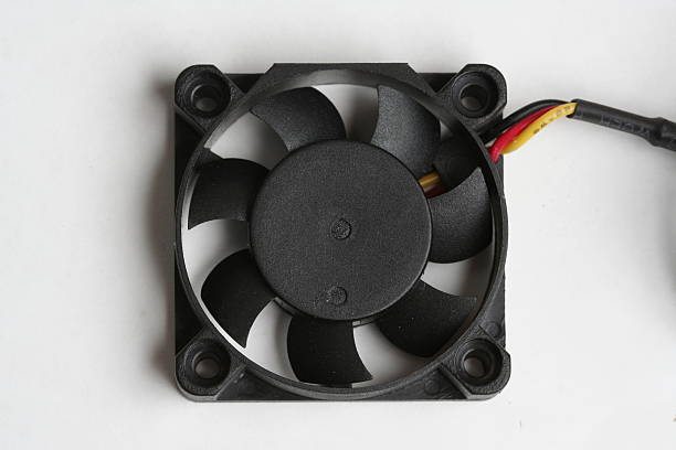 Small processor fan stock photo