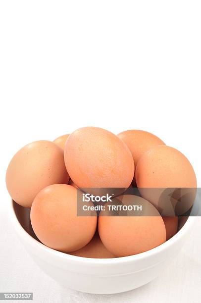 Brown Eggs In A Bowl Stock Photo - Download Image Now - Boiled, Bowl, Breakfast