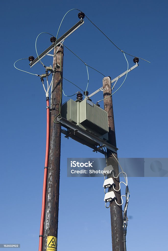 Power equipment Power cables and equipment at Whitelee wind farm, Lanarkshire, Scotland. Blue Stock Photo