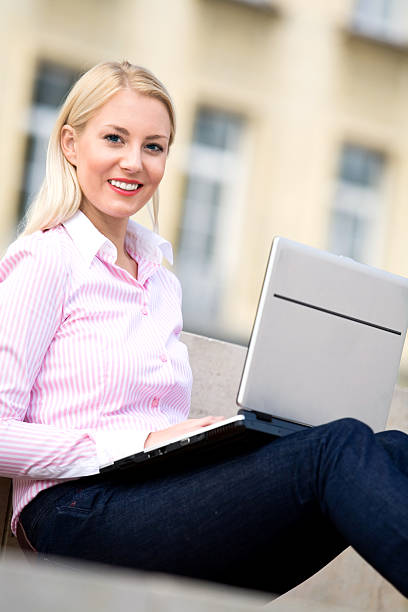 istock Woman with laptop 152034799