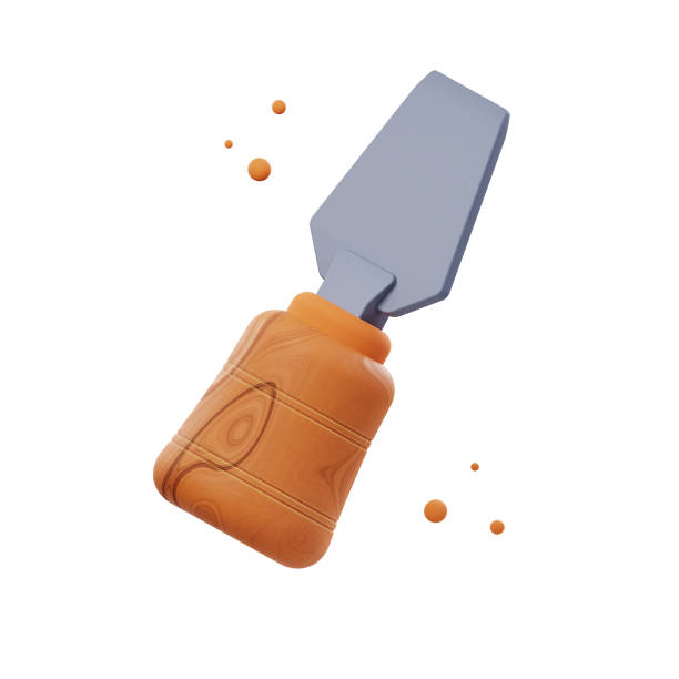 istock 3D Illustration render of Chisel Tool icon designs. Perfect for woodworking, carving, sculpture, and craftsmanship-themed projects to enhance your designs. 1520431412