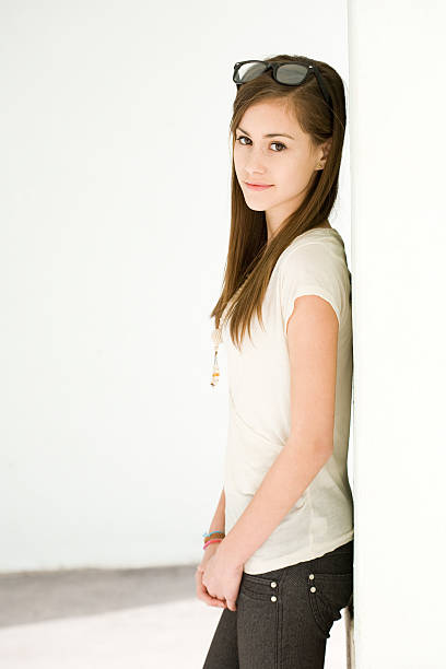 istock Cute young student girl. 152044620