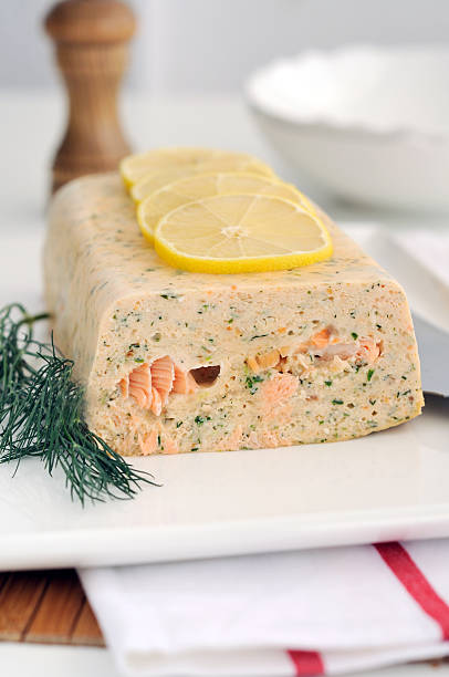 istock Fresh and smoked salmon terrine 152048770