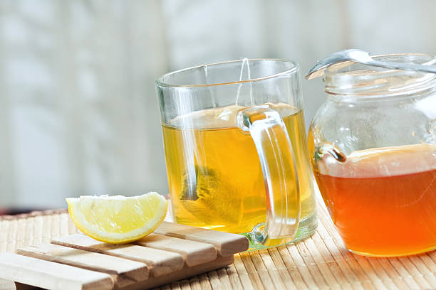 istock green tea healthy hot drink and lemon 152049510