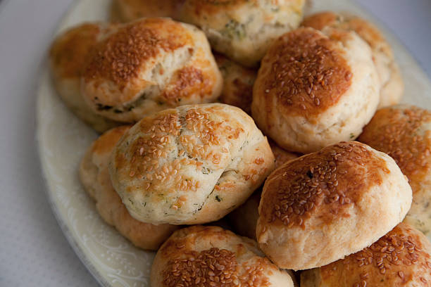 little dill pastries stock photo