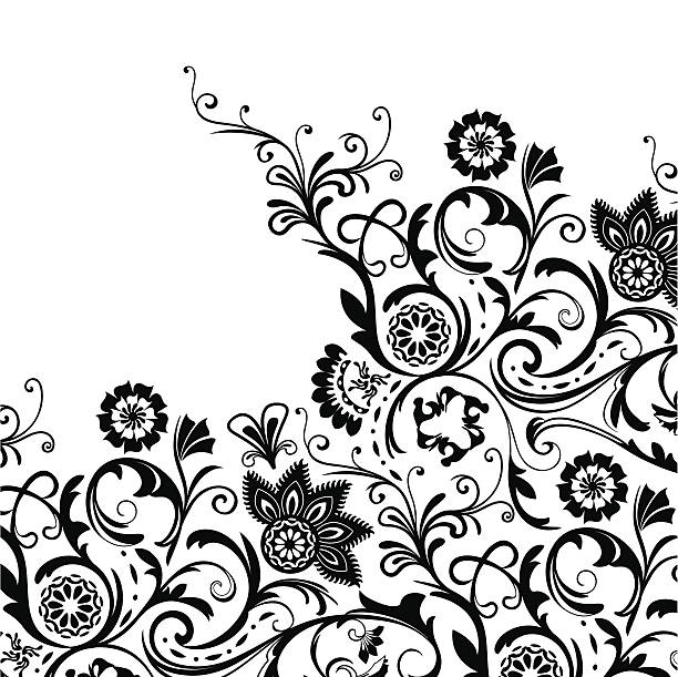 illustrations, cliparts, dessins animés et icônes de motif floral design - heart shape valentines day love backgrounds